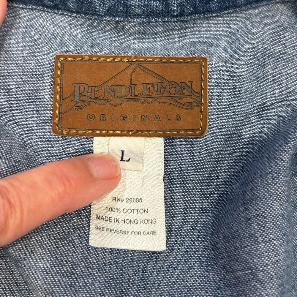 Vintage 90’s Pendleton Denim Maxi Dress - Picture 2 of 14